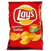 20 Paquets de Chips LAY'S Nature Salés - 20 x 45 g
