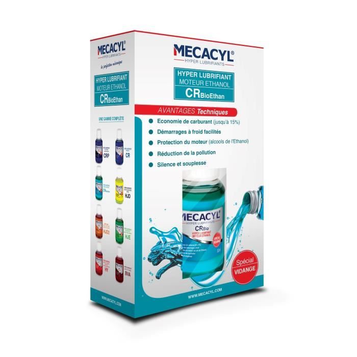 MECACYL CRBioEthan Hyper-Lubrifiant spécial vidange tous moteurs - 100ml