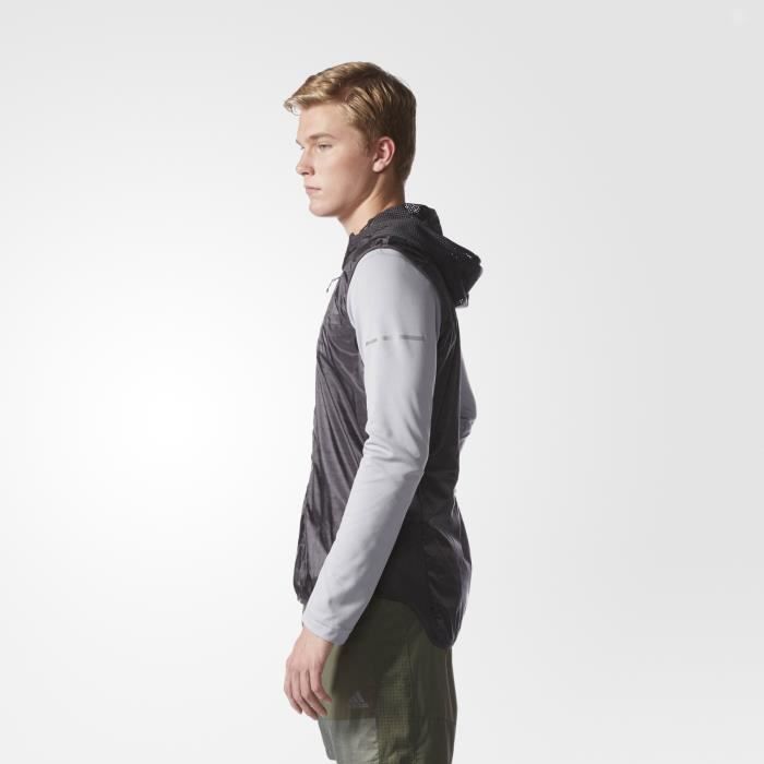 Veste adidas sans manches Supernova TKO Flock-Print
