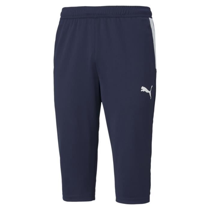 Pantalon 3/4 Puma Team Liga Training - bleu marine/blanc - S