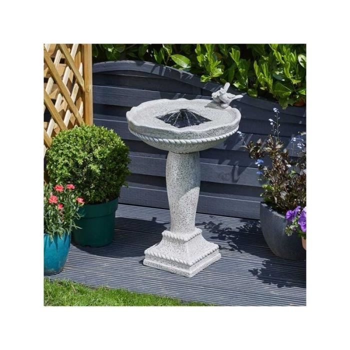 Fontaine solaire Paire d'oiseaux