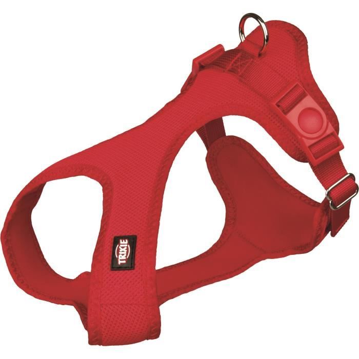 TRIXIE Harnais soft XXS-XS : 28 à 40cm - Rouge - Pour chien