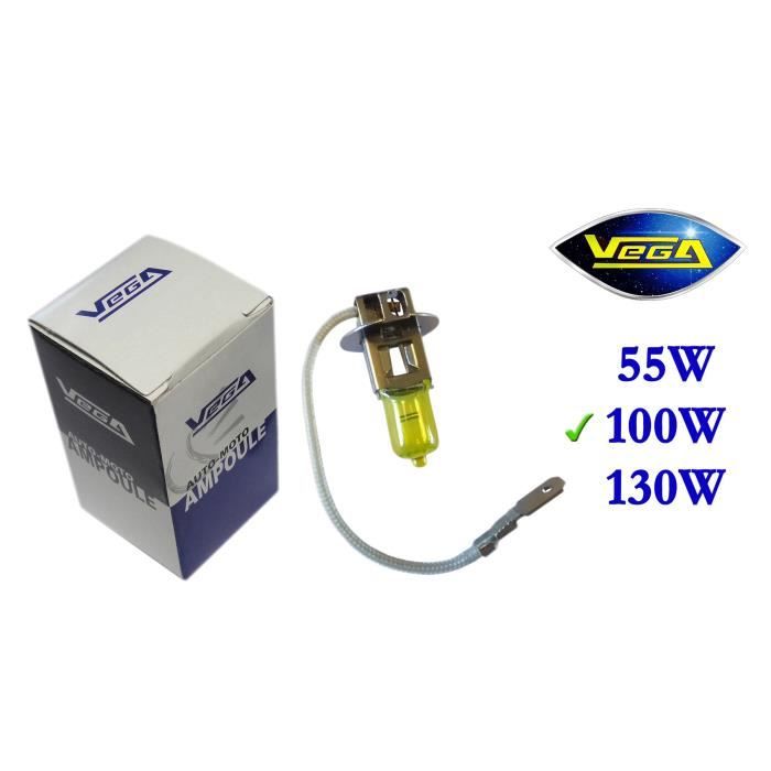 1 ampoule Vega® Jaune ancien H3 100W PK22s Marque Française 12V