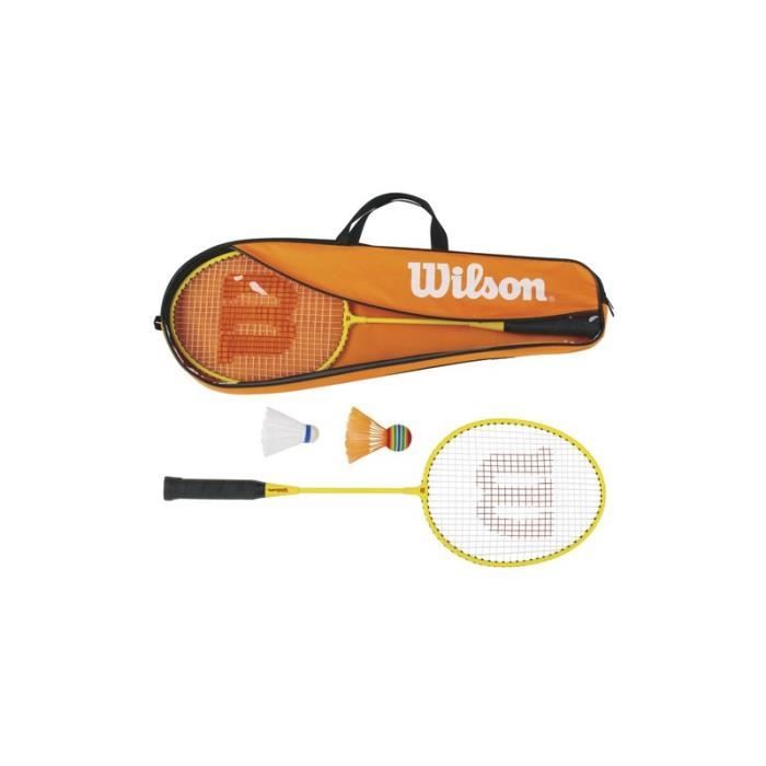 Kit raquette + volants junior Wilson - jaune - 3