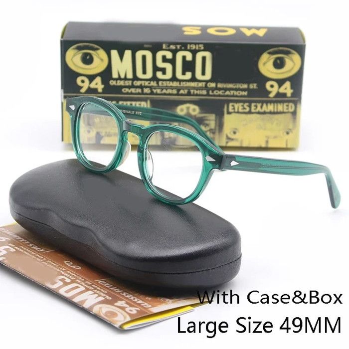 Lunettes De Soleil PIFWEAR 'Johnny Depp' - Verres Bleus/Monture Marron Acétate - Neuf