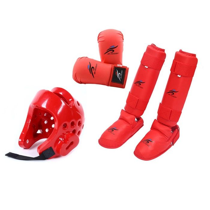 Set Gants + Protège-pieds FINGER TEN - Taekwondo, MMA, Arts Martiaux Pour Adultes Et Enfants