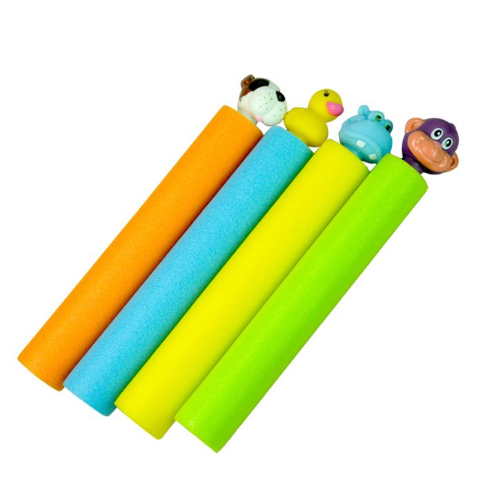 Pistolet A Eau, Paquet De 4 Pistolets À Eau En Mousse De Couleur Push