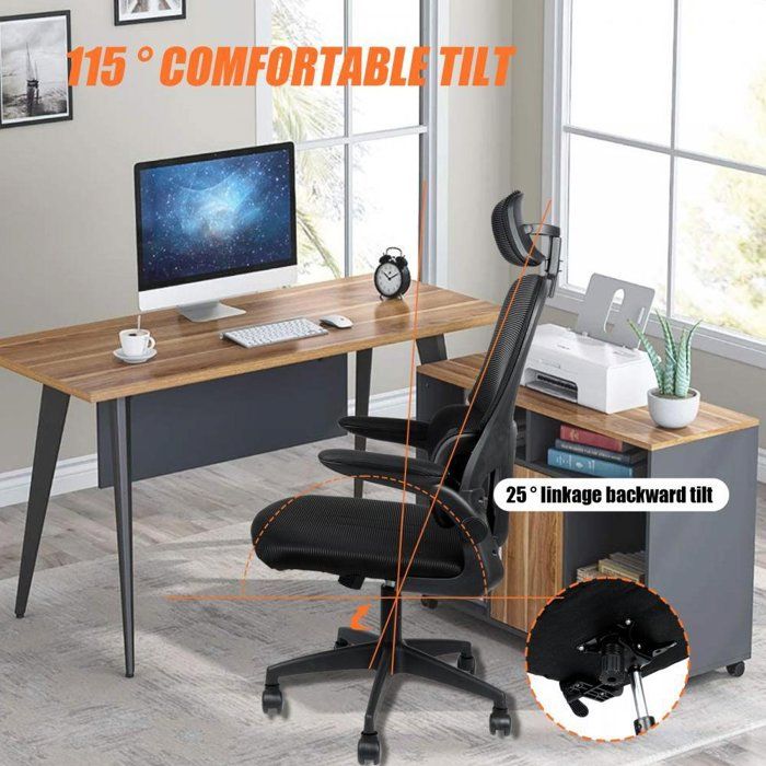MIPAN.Chaise De Bureau - Fauteuil De Bureau réglable Tissu Maille