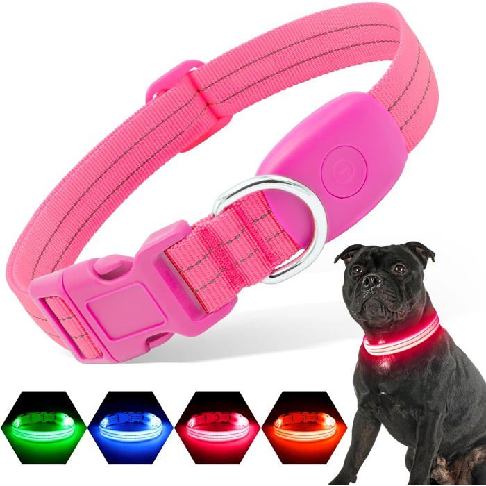Lampe de Course à Pied LED rechargeable par USB pour poitrine, réglable