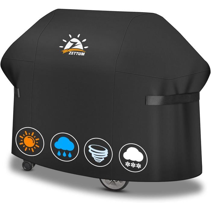 Zettum Housse de Moteur Hors-Bord de Bateau de 150-225 HP, Housse de Protection Intégrale Moteur en Oxford 600D, imperméable et résistante, Universelle pour Remorque, Mercury, Yamaha, Suzuki, Evinrude