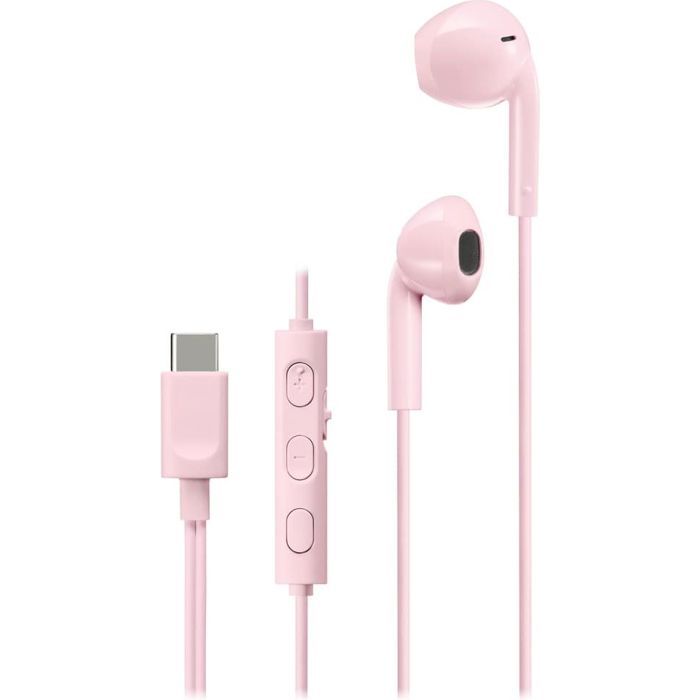 Écouteurs - JVC - HA-FR17UC - Filaire - USB-C - Intra-auriculaire - Rose