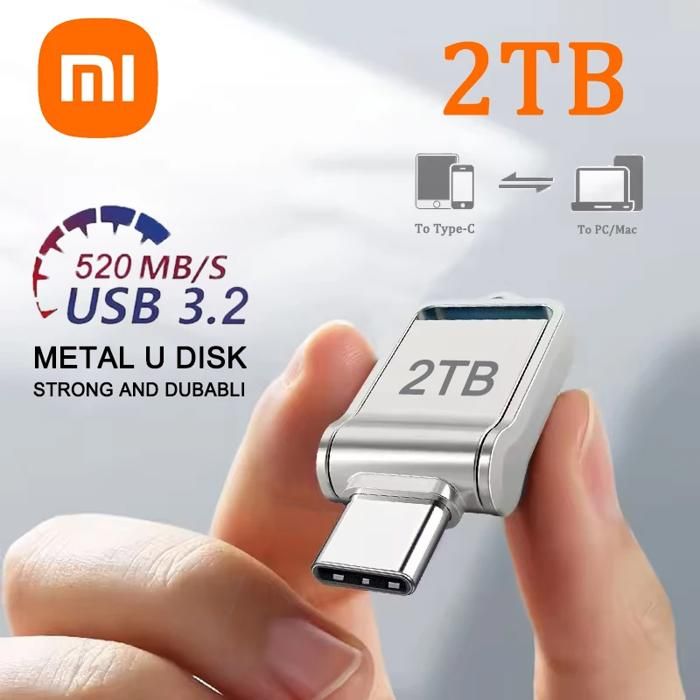 Clé USB Type-C 128 Go Pour Téléphone Android/iOS – Vitesse 80 MB/s, Empreinte Digitale, Design 4-en-1 - 7