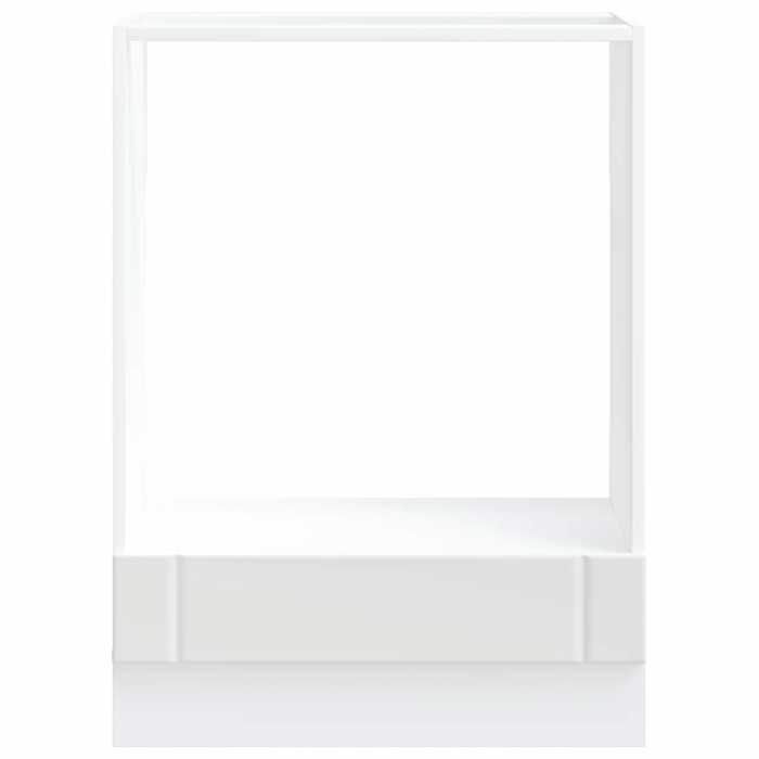Armoire à Four Lyon Noir 60x46x81,5 Cm - Meuble Cuisine Bois D'Ingénierie
