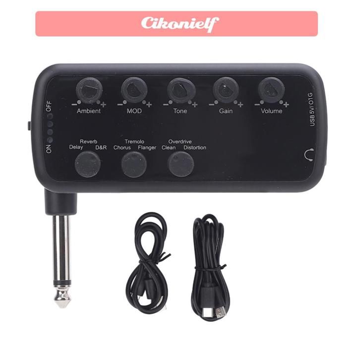 Système Sans Fil Pour Guitare/Basse - Émetteur & Récepteur 2.4 GHz, Batterie Rechargeable, Faible Latence - 9