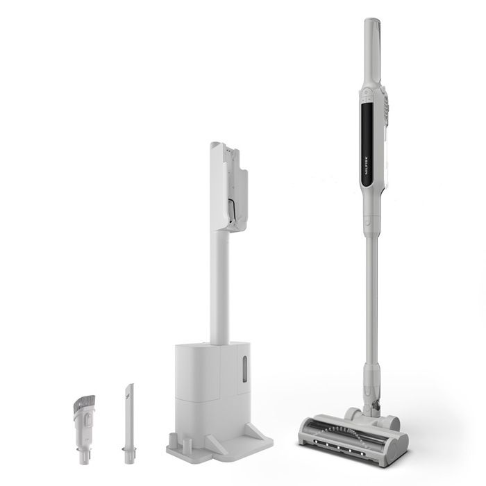 Nilfisk MOVE Aspirateur Balai Sans Fil + Station d’Accueil – Aspirateur 2-en-1 Léger Autonomie ~30 min - Gris - Nilfisk