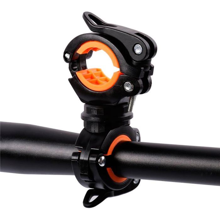 Support de la lampe de poche de vélo Support pour lampe de poche LED de VTT - Accessoires de montage pince et agrafe