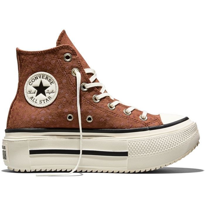 Baskets Converse Ctas Double Stack Marron Mixte