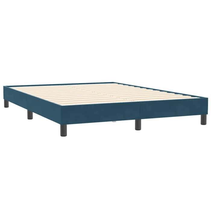 Hot Sale®Sommier à lattes - SARAZYJ - Pour cadre de Lit double - Meuble de chambre - de lit sans matelas - bleu foncé 140 x 210cm -