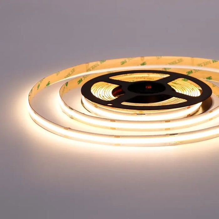 Ruban LED COB - SILUMEN - 5m 24V 10W/m - 480 LED/m - Blanc Neutre 4000K - IP20