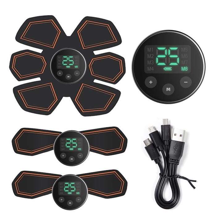 Électrostimulateur musculaire 125hz-48hz - BEARWIN - 4 2v 8 modes 25 niveaux réglablestemps de travail 3 heuresceinture de fitness