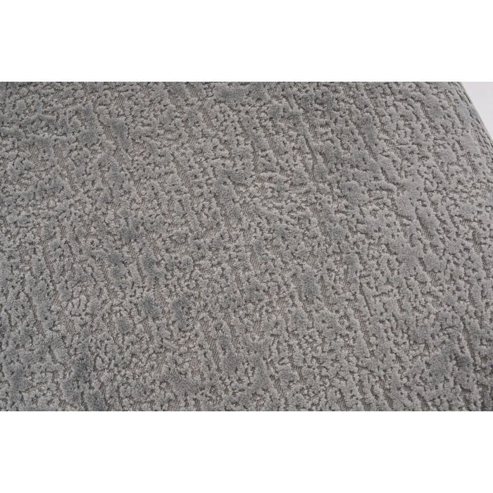 Canapé méridienne 2 places compressé EVRYAE 155 x 96 x 65 cm convertible 3-en-1 en chenille gris clair