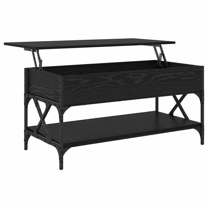 Table basse Moderne Meuble de chambre/salon Chêne noir 100x50x50 cm Bois dingénierie CC211