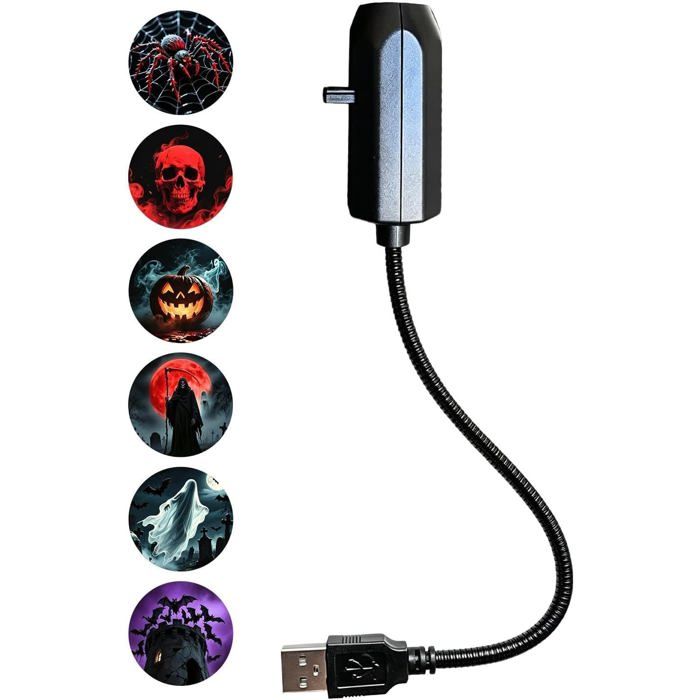 Projecteur Lumineux pour Halloween Lampe De Projection Photographique