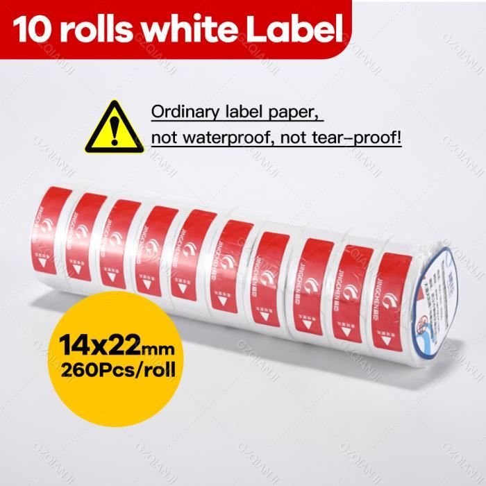 101 étiquettes PVC Grises 6x12 Cm - écrivables, Imperméables, Avec Chaînes - Pour Emballage, Stockage