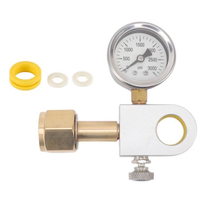 Adaptateur De Remplissage Azote W24.32 - Pour Vannes Avec Soupape Pression Résiduelle 200 Bar - Laiton Nickelé