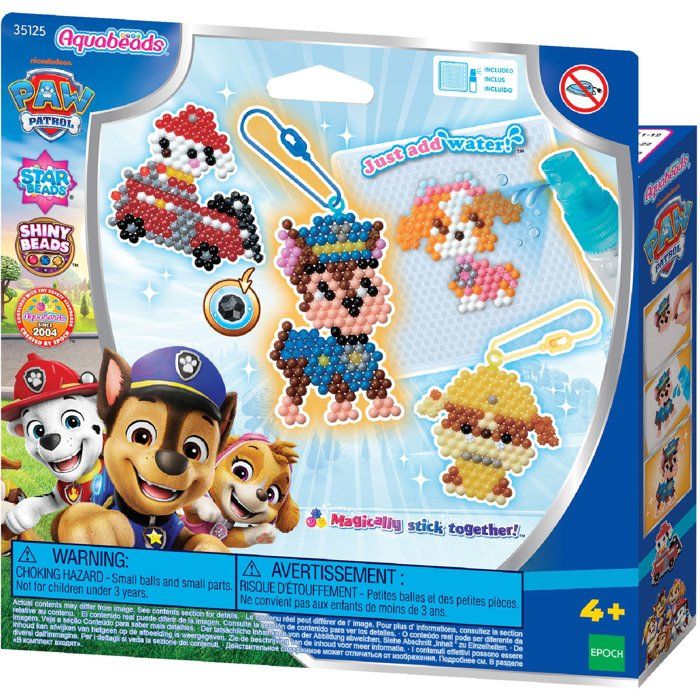 Kit Porte-Clés Aquabeads 35125 – 600 Perles avec Héros de La Pat' Patrouille - vue 8