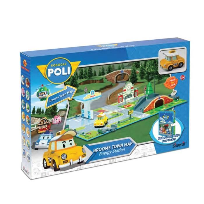 83248 Robocar Poli Aire De Jeu Station Service