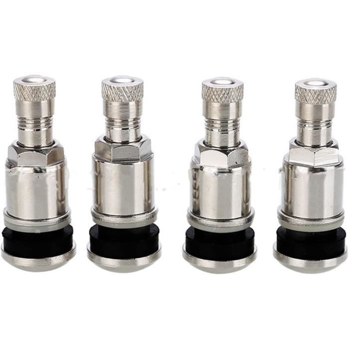 Gonfleur Pneus Velo Adaptateur De Valve De Pneu De Voiture, 2pcs Embout De Gonflage Laiton Embout Gonflage Valve Presta