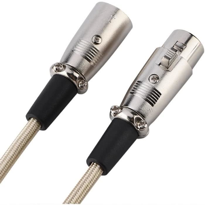 Câble MIC XLR, câble XLR, Or Durable à Haute résistance à la Traction à