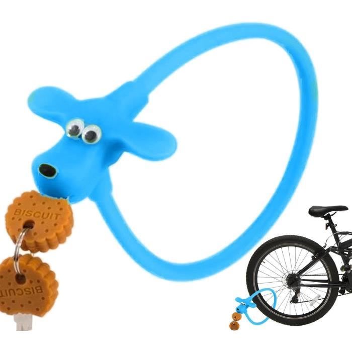 Antivol Velo 180cm - 12mm avec 2 pièces de clé et câble métallique