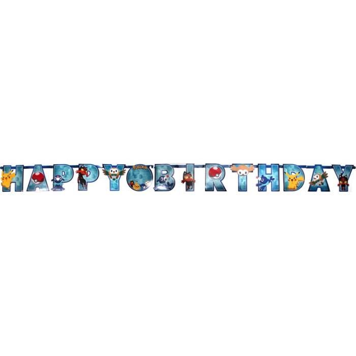 Pokemon Joyeux Anniversaire Guirlande A Lettres 3cm Achat Vente Banderole Banniere Soldes Sur Cdiscount Des Le Janvier Cdiscount Pokemon Joyeux Anniversaire Guirlande A Lettres 3cm Achat Vente Banderole Banniere Soldes Sur Cdiscount Des Le Janvier Cdiscount