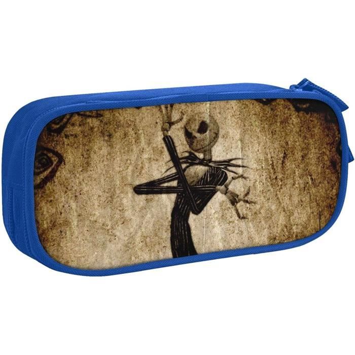 Trousse à Crayons En Cuir Avec Fermeture éclair - Motif Cerf - Pour