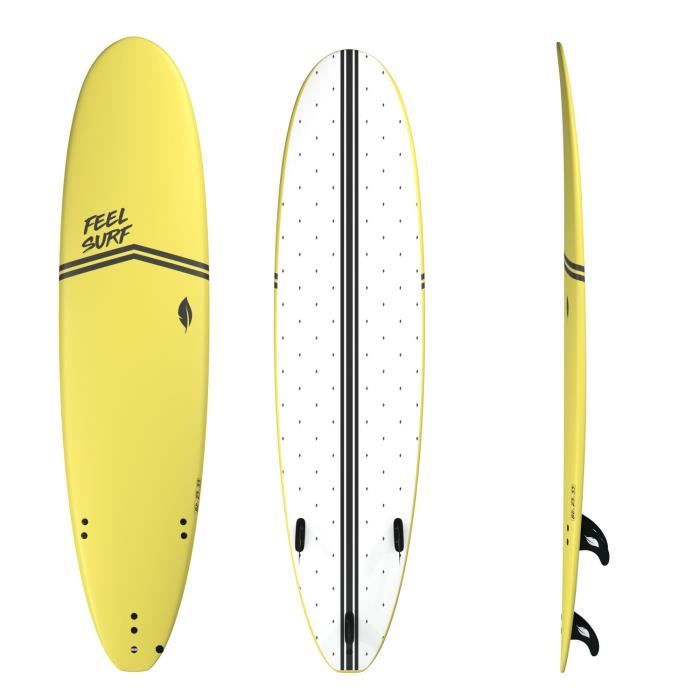 Planche de surf en mousse 8' FEEL SURF - 8’0 x 23 x 3 5-16 - 69.52L
