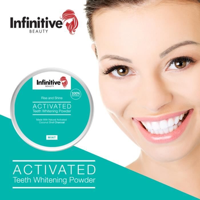 Charbon Vegetal Poudre 50g Infinitive Beauty Blanchissement Dentaire Au Charbon Naturel Pour Un Sourire Dents Blanches Cdiscount Au Quotidien