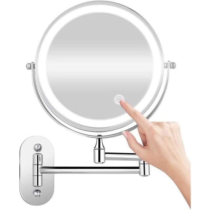 Miroir Précision Lumineux (Effet Grossissant x10) Blushy