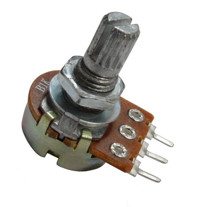 Lot De 3 Potentiomètres 5K Linéaires Mono 16mm - NEUFS | Pour Audio, Réglage électronique