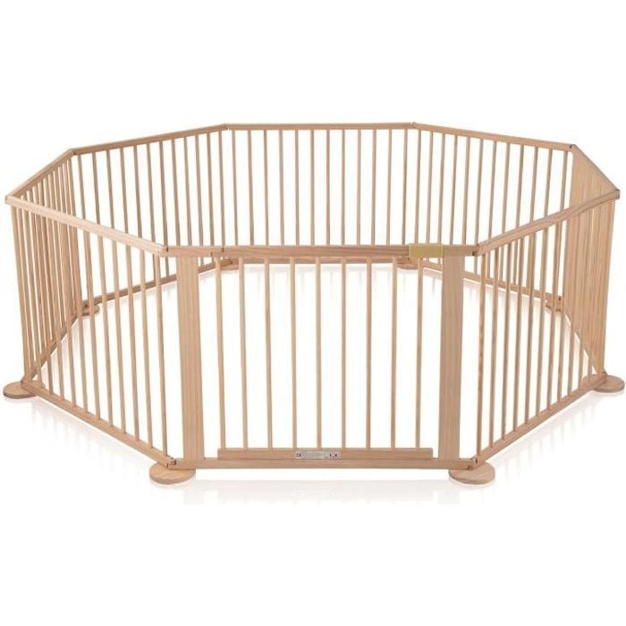 Baby Vivo Parc Bébé Barrière Sécurité Pliable Enfant Protection Porte en  Bois - réglable individuellement- 8 Éléments PREMIUM : : Bébé et  Puériculture