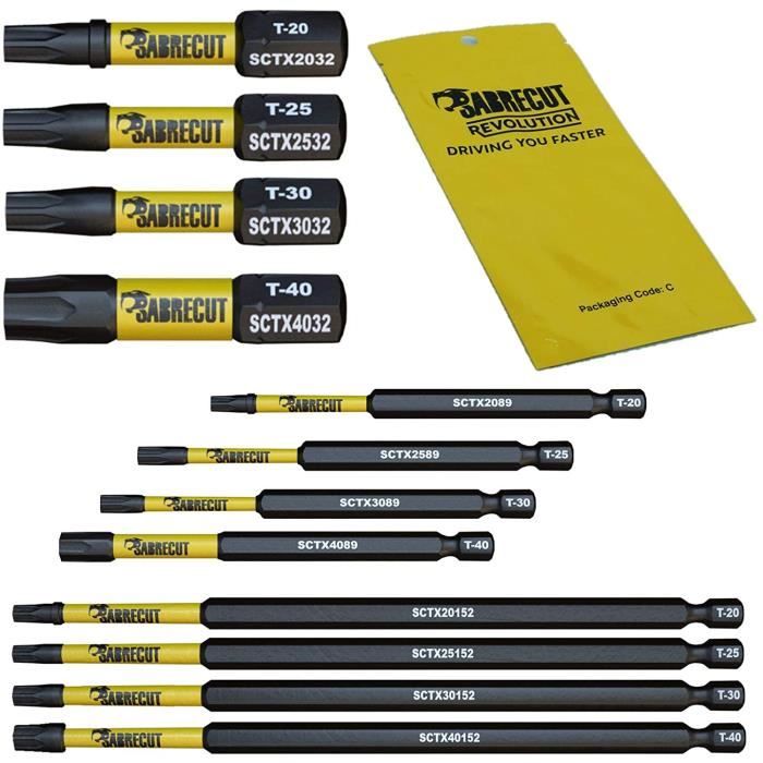 Set Guide Magnetiche Per Viti SabreCut - 5 Pezzi Con Punte PH2 Per Cacciaviti