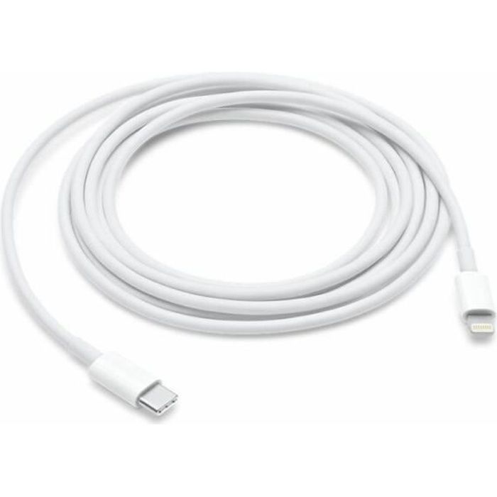 Original Apple USB-C to Lightning Cable Câble 2M Chargeur charging cable For iPhone iPad iPod MacBook Blanc