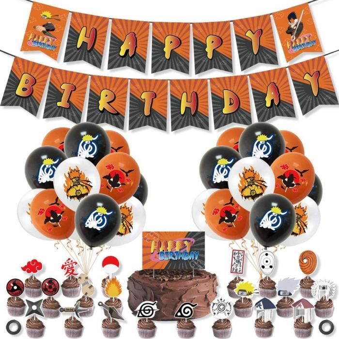 Decoration Anniversaire Naruto Ballons Banniere De Joyeux Anniversaire Gateau Toppers Pour Enfants Decoration De Anime Fete D Annive Cdiscount Maison Decoration Anniversaire Naruto Ballons Banniere De Joyeux Anniversaire Gateau Toppers Pour Enfants Decoration De Anime Fete D Annive Cdiscount Maison