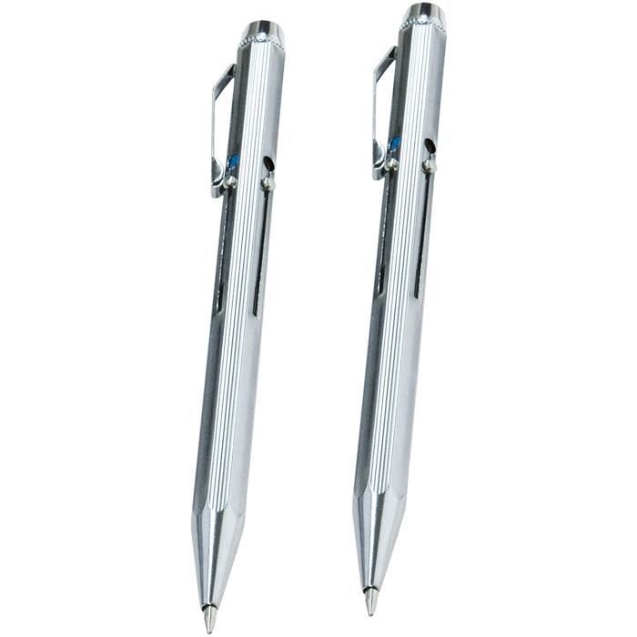 Stylo Bille Tactique à Mécanisme Coulissant - Impression 3D, Rechargeable - Cadeau Original Pour Hommes Et Passionnés - 8