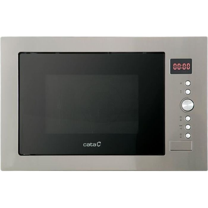 Four micro-ondes encastrable CATA MC 32 DC inox - Capacité 32L - Puissance 900W/1100W - 5 niveaux de puissance