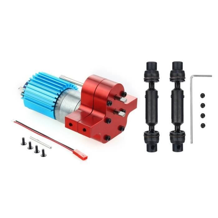 Pmkvgdy Essieu de pont et arrière en métal avec arbre d'entraînement pour MN D90 D91 D96 D99S MN-90 MN99S 1/12 RC Car Upgrade Parts