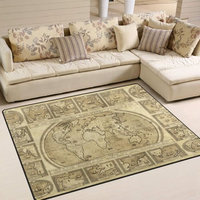 Tapis De Salon Doux à Fleurs – 91x152 Cm | Antidérapant, Lavable | Décoration Maison Chambre Salle à Manger | Rose