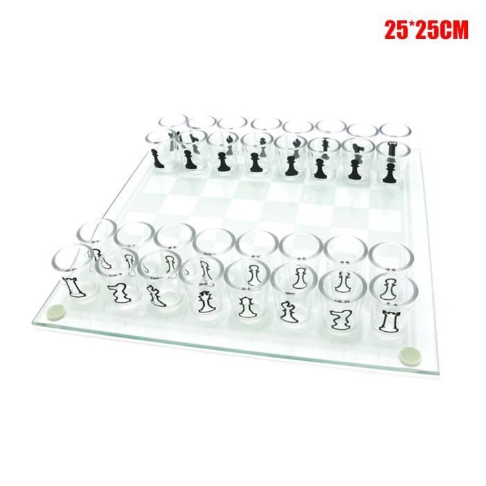 Ensemble D'échecs En Cristal Cinquième Avenue – Jeu De Verre NEUF (boîte Ouverte)
