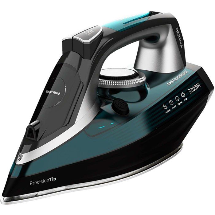 Fer à repasser - CECOTEC - Fast&Furious5060 Ultra - 3200 W - Anti calcaire - 270 g/min - Noir / Bleu - Cecotec